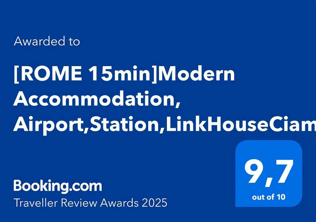 Rome 15MinModern Accommodation, Airport,Station,Linkhouseciampino Apartment Ciampino